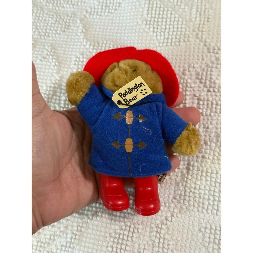 Paddington Bear Plush 2007 Augusta du Bay Blue Coat Red Hat Boots 5 Inch